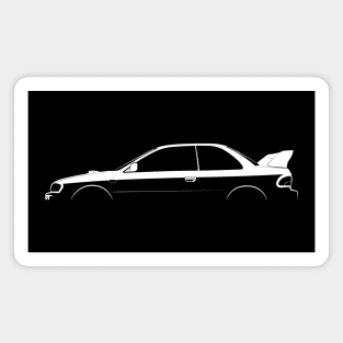 Subaru Impreza 22B STi (GM) Silhouette Magnet